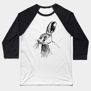 Etched Hare Baseball T-Shirt